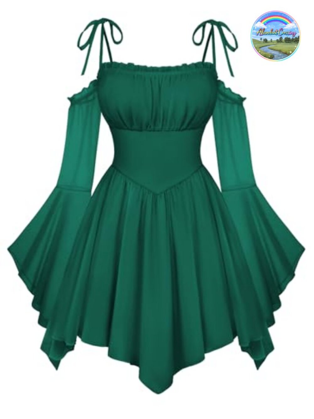 Renaissance Fairy Dress A Line Off Shoulder Chiffon Corset Dress